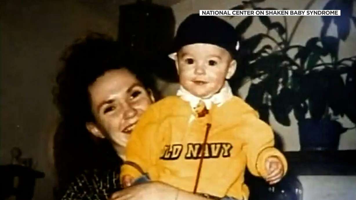 Emily Bodily and her son Elijah are shown in this undated photo. A symbolic ribbon cutting marked the celebration of the National Center on Shaken Baby Syndrome’s 25th anniversary as an organization on Tuesday in Farmington.