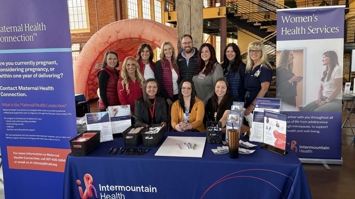 Intermountain Health advertises its new Maternal Health Connections program, designed to fill a recent gap in care for expecting mothers.