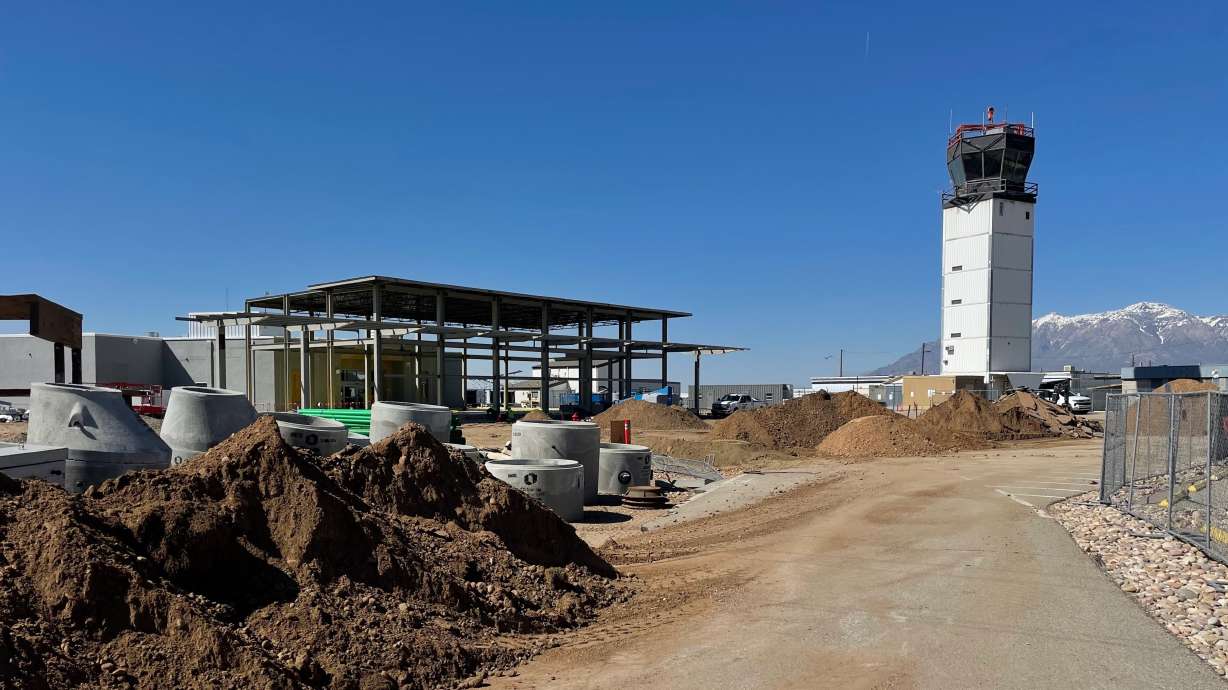 The terminal at Ogden-Hinckley Airport on Monday. It is undergoing a $4.4 million upgrade as officials hope to spur more development at the facility.
