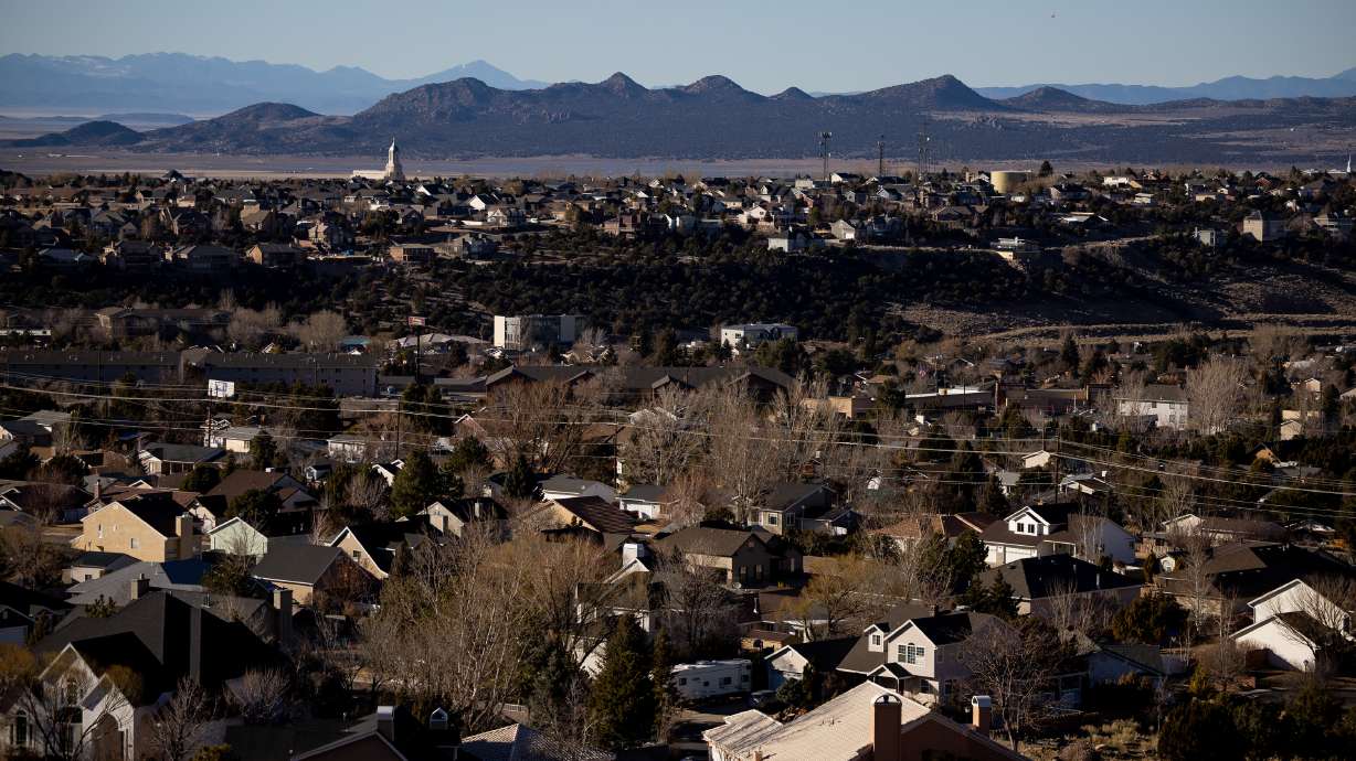 Cedar City is pictured on Feb. 18, 2022. Two residents of Cedar City were sentenced to federal prison Wednesday for selling fentanyl to a woman who died in April 2024.