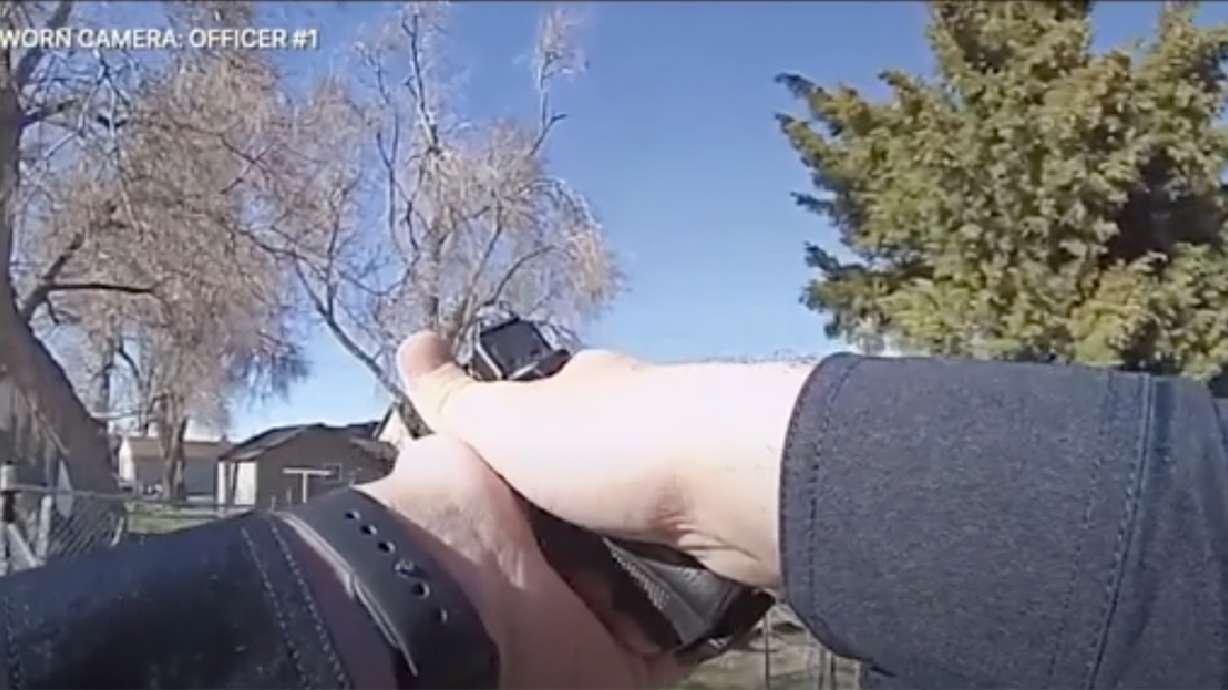 Body camera video shows police approaching 17-year-old Victor Perez, who they fatally shot April 5. The city on Thursday released additional footage of the incident.