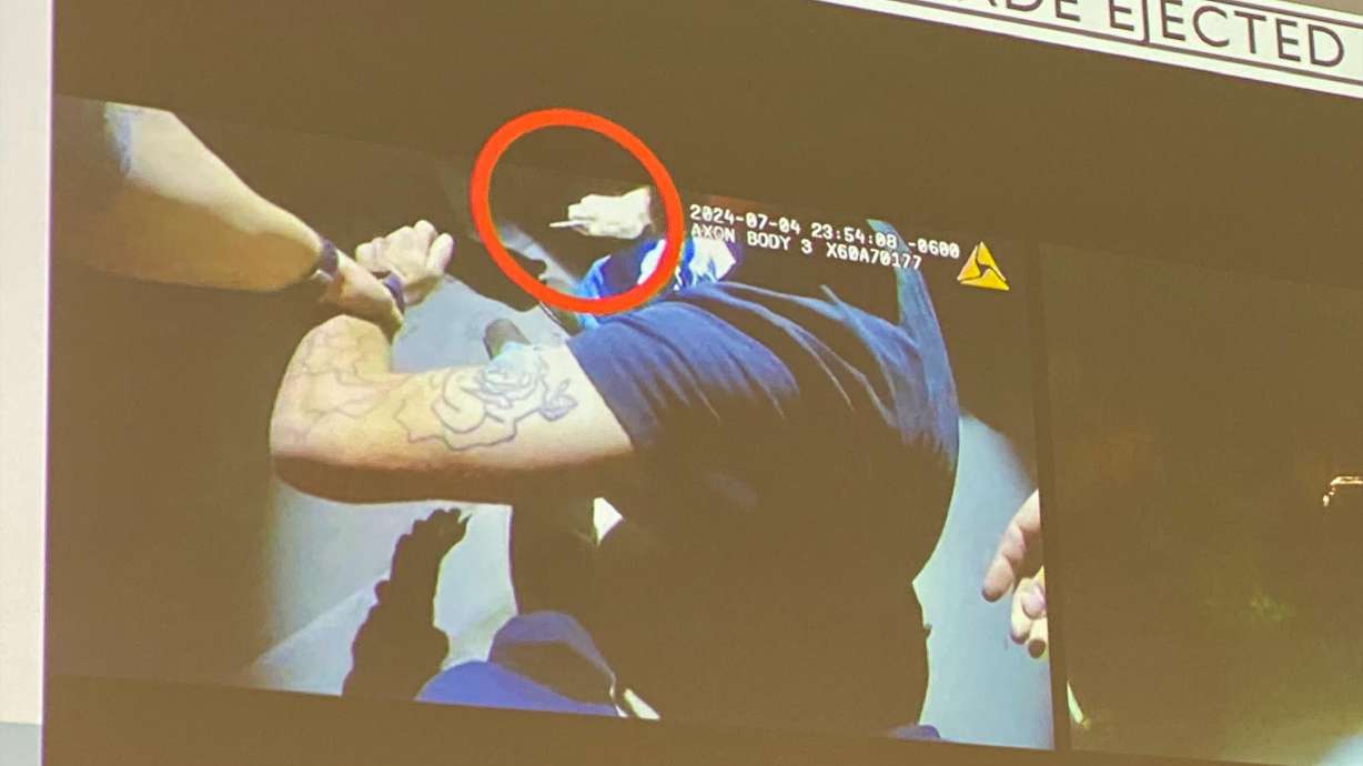 Police body camera video released Friday shows Ryan Patrick Ludeman, 23, holding a knife in his right hand. The sergeant was found Friday to be legally justified in shooting and killing Ludeman.