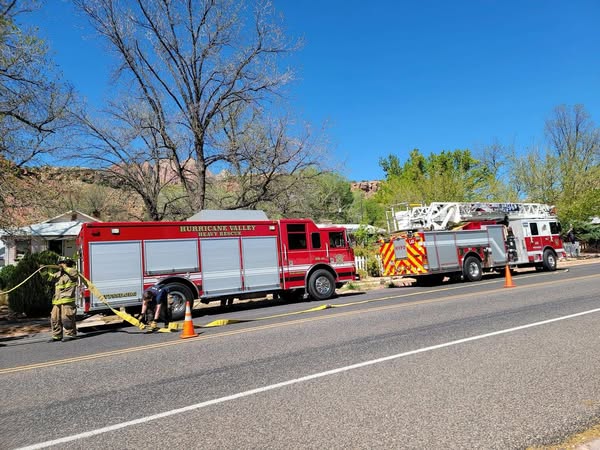 A man was hospitalized in critical condition Saturday with burn and blast injuries from what firefighters called a "well-involved basement fire" in Rockville, Washington County.