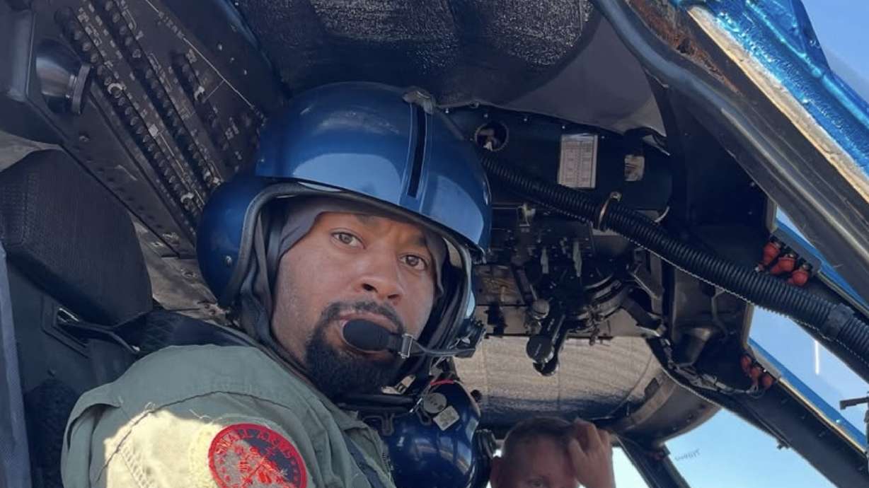 Sean Johnson pilots a helicopter in an undated photo. Johnson, an SUU graduate, was one of six people killed in a recent helicopter crash in New York.