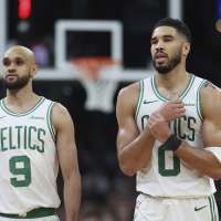 Celtics star Jayson Tatum listed as doubtful for Game 2 vs. Magic with bone bruise in wrist