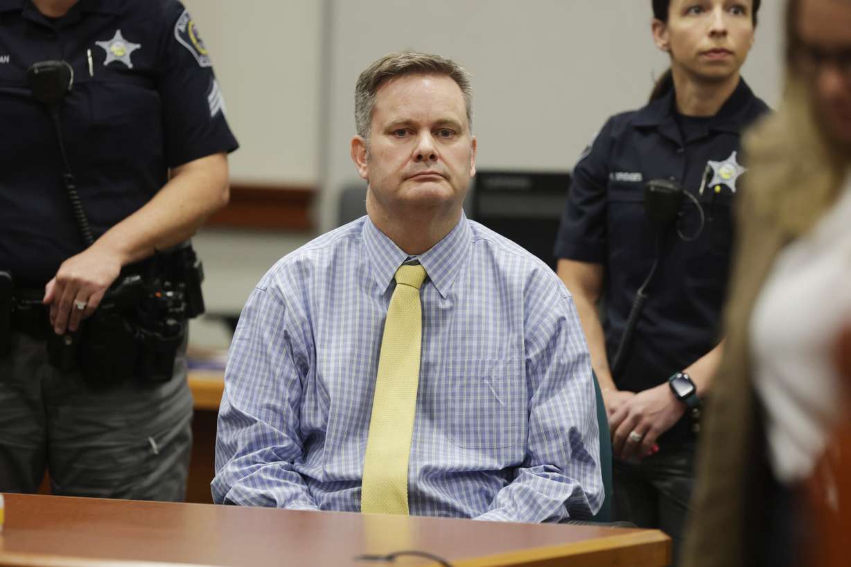 Chad Daybell sits at the defense table after the jury's verdict in his murder trial was read at the Ada County Courthouse in Boise, Idaho, on May 30, 2024. KSL and East Idaho News are taking a deeper dive into the case with "Deceived: The Daybell Story."