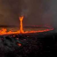 Have You Seen This? Brief firenado towers into the sky during Iowa field fire