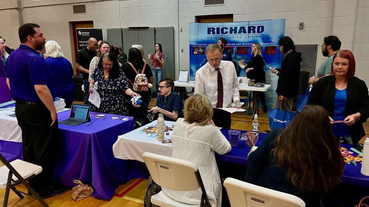 The city of Ogden hosted a job event for federal workers in light of possible IRS job cuts on Wednesday at Ogden-Weber Technical College.