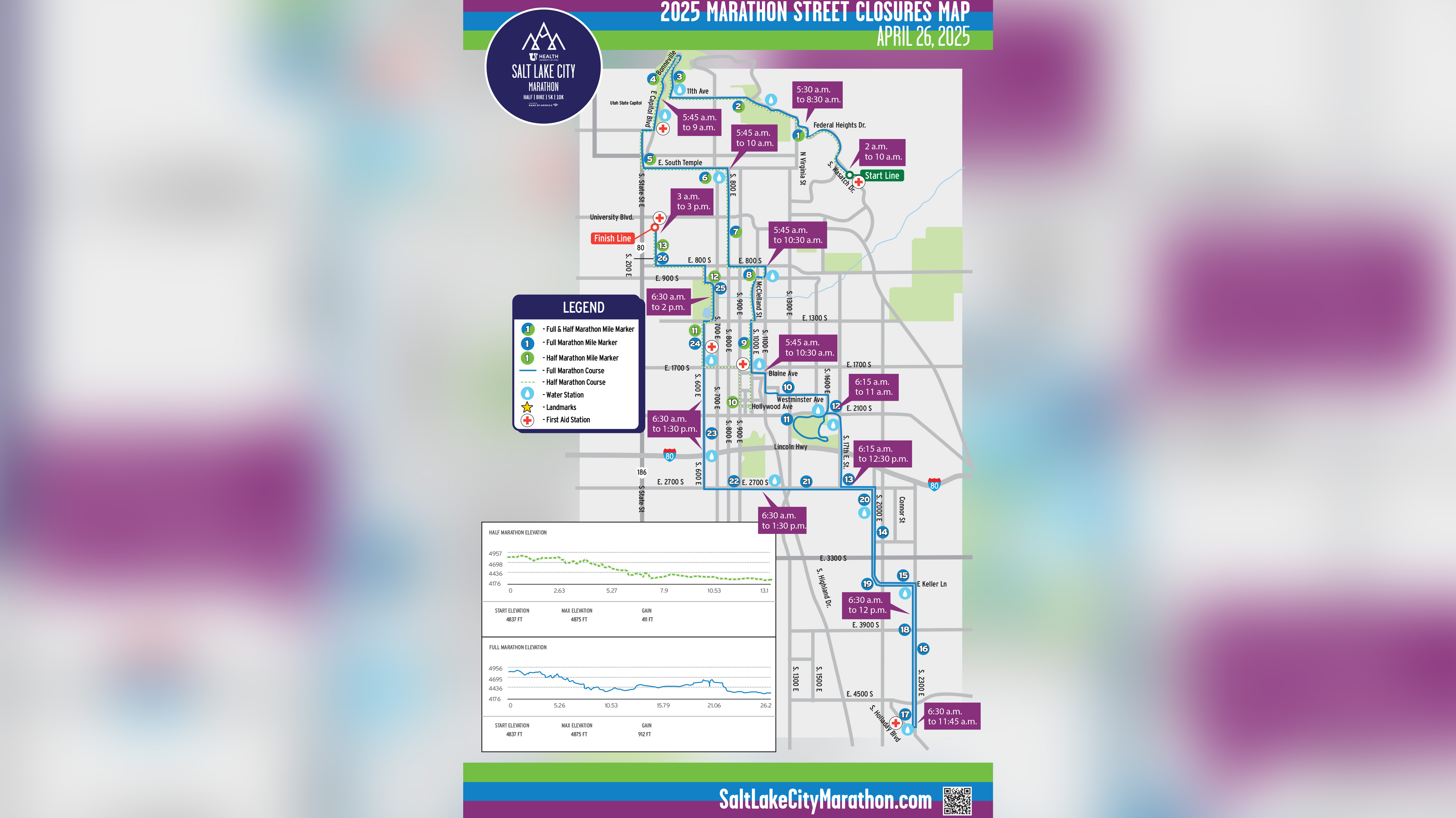 Streets will be closed as Salt Lake City Marathon returns this weekend
