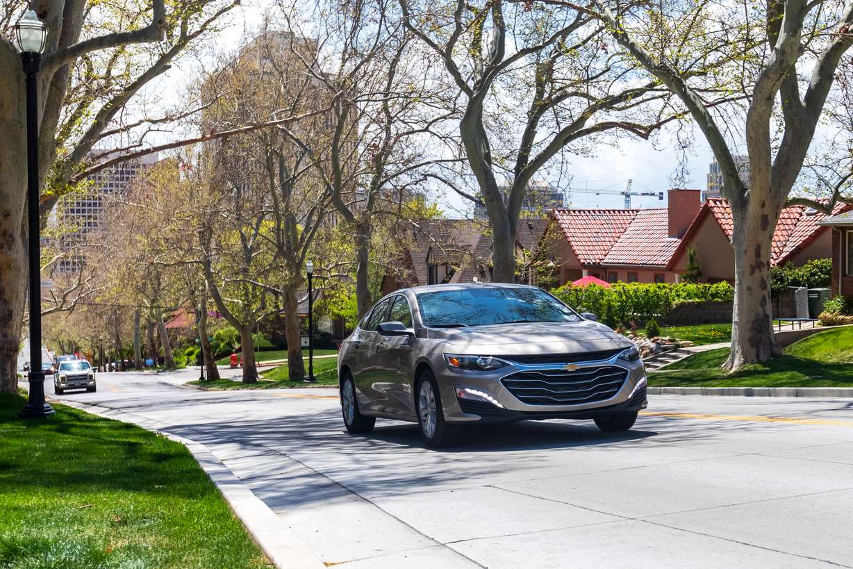 Traffic moves north along State Street near the Utah Capitol on Thursday. The street could be turned into a one-way road under one proposed solution to Capitol Hill traffic.