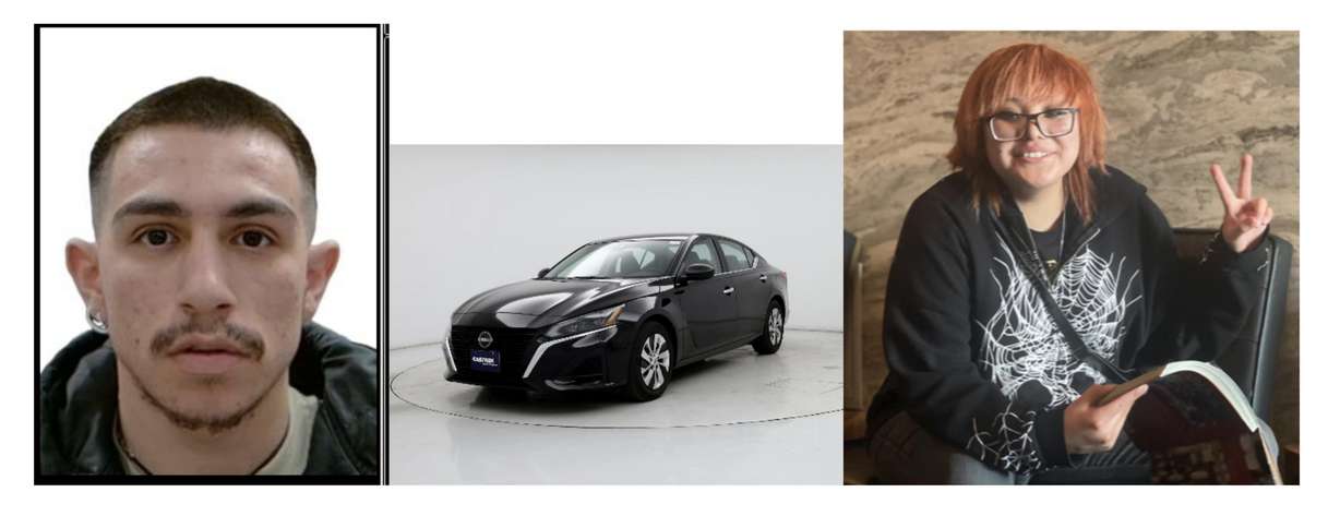 West Jordan police are searching for Kara Nez, right, and Luige Gaucin, left. Police say the 15-year-old girl left her home in the middle of the night Sunday with Gaucin, 20, in her father's Nissan.