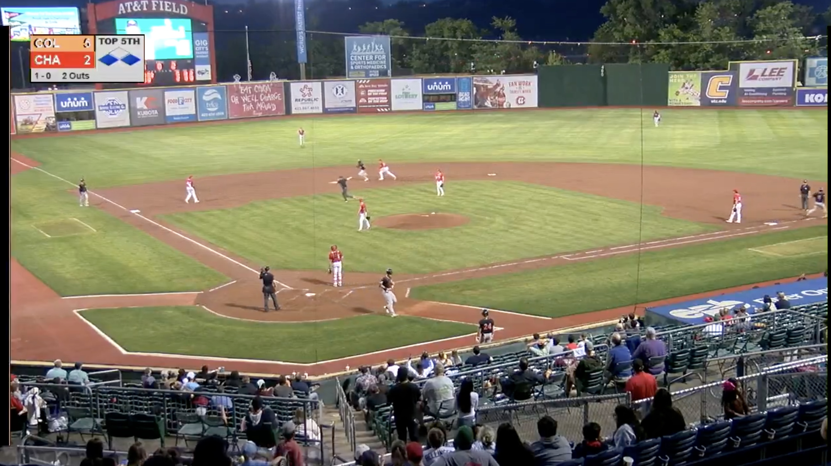 What happened during a recent minor league game has to be seen to be believed.