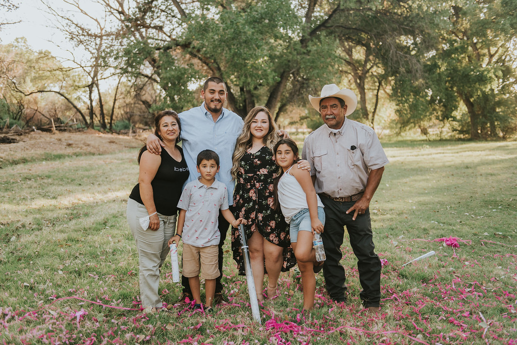 Luis Garcia’s family is shown in this undated photo. They say he was installing a gas dryer in his basement April 19 when it suddenly blew up in his face, causing the house to catch on fire.