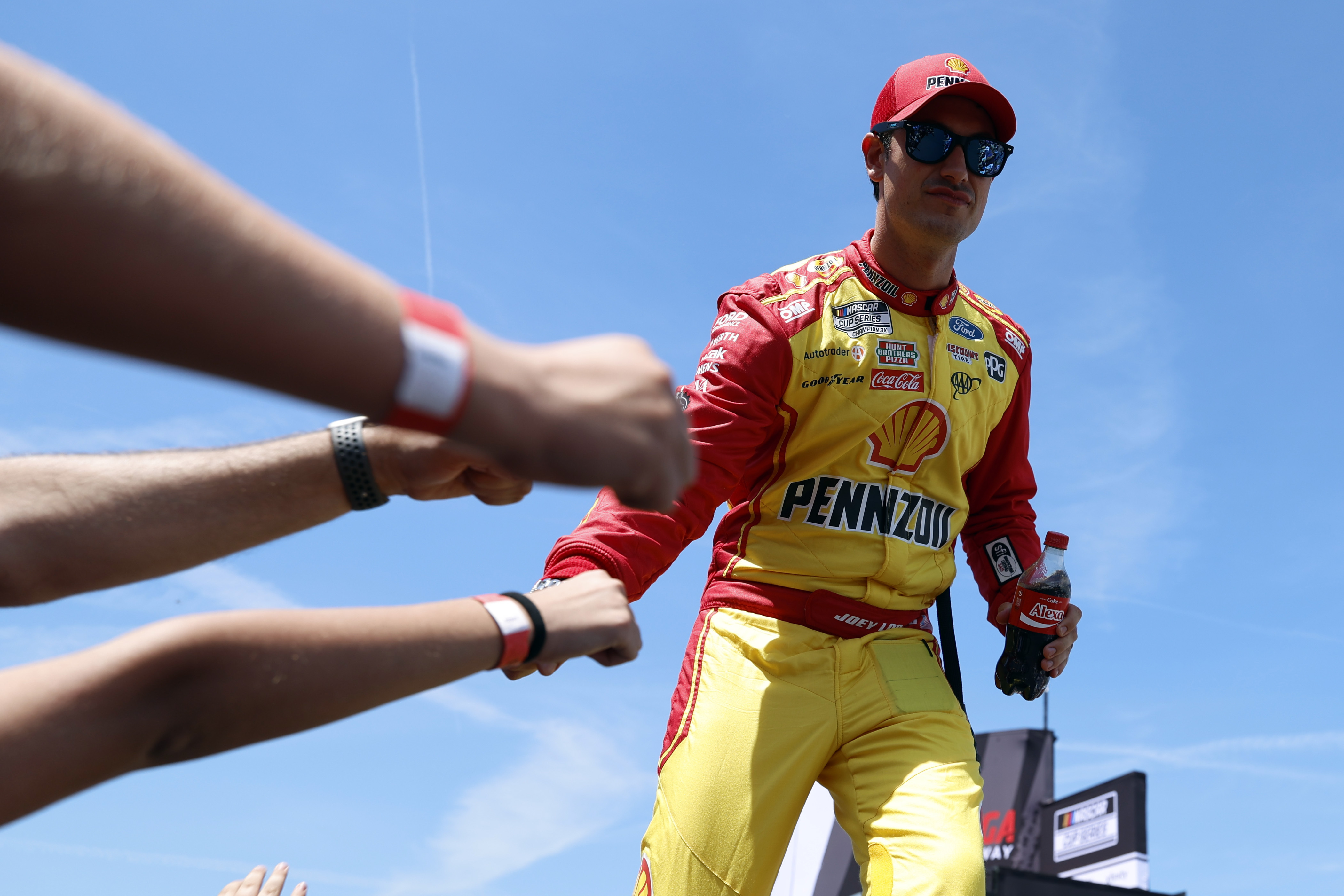 Logano responds to criticism from Hall of Famer, asks 'Has Chipper Jones ever driven a race car?'