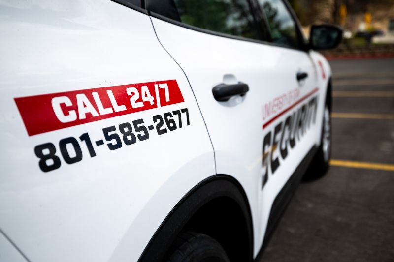 A University of Utah security vehicle is parked at the University of Utah in Salt Lake City on Monday, The University of Utah Department of Public Safety was busy in 2024, handling over 75,800 incidents. - Tess Crowley, Deseret News