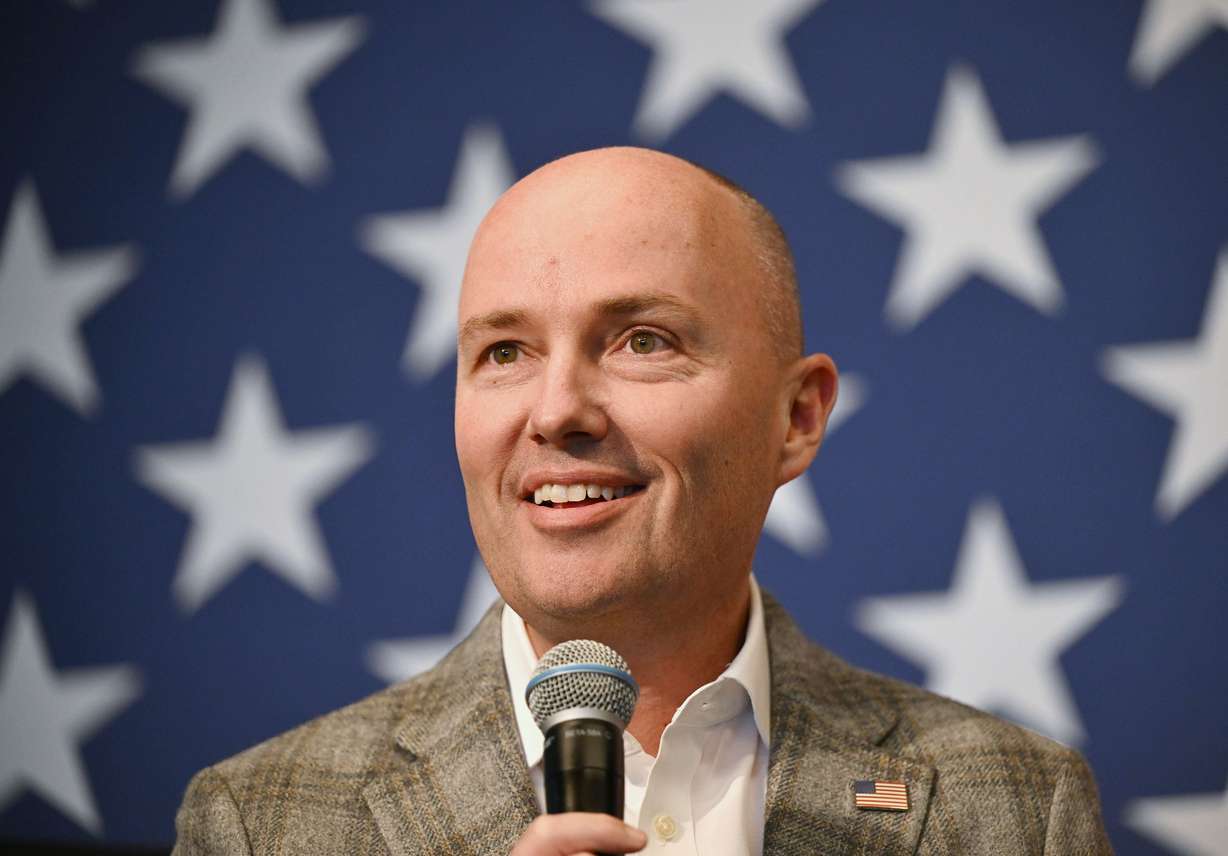 Utah Gov. Spencer Cox convenes the “Built Here” nuclear energy summit in Utah, along with Govs. Brad Little of Idaho and Mark Gordon of Wyoming, to discuss the future of nuclear in this region on Tuesday, April 29, 2025.