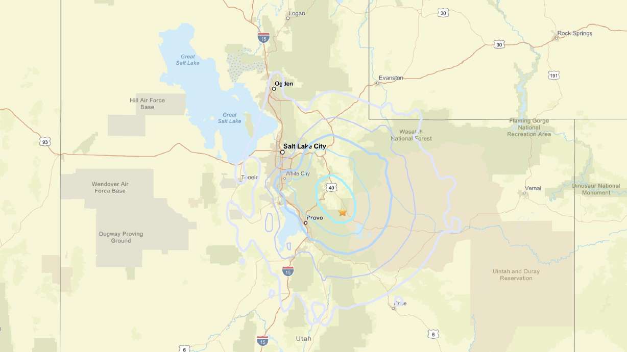 Portions of the Wasatch Front felt a 4.2-magnitude earthquake in Thursday's early morning hours.