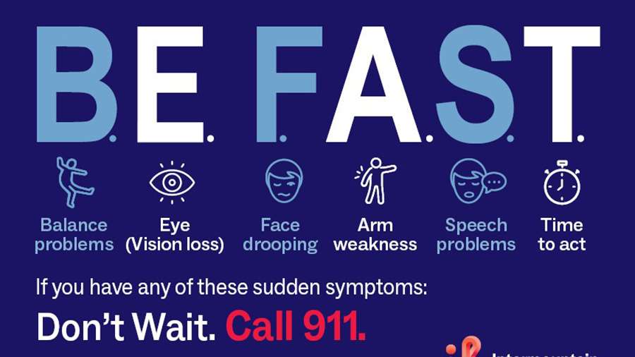 The "BE FAST" acronym to help people see the signs of strokes before it's too late.