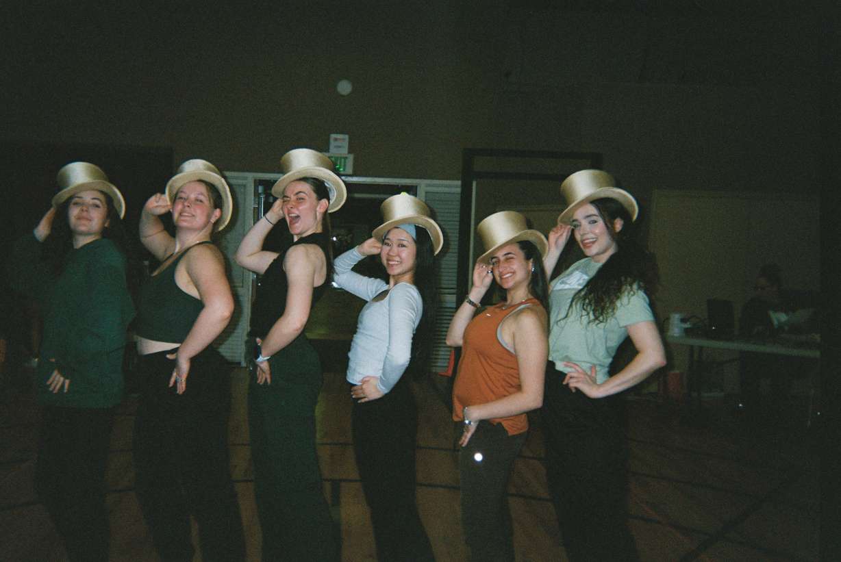 The cast of "A Chorus Line" rehearses at West Valley Performing Arts Center in West Valley City.