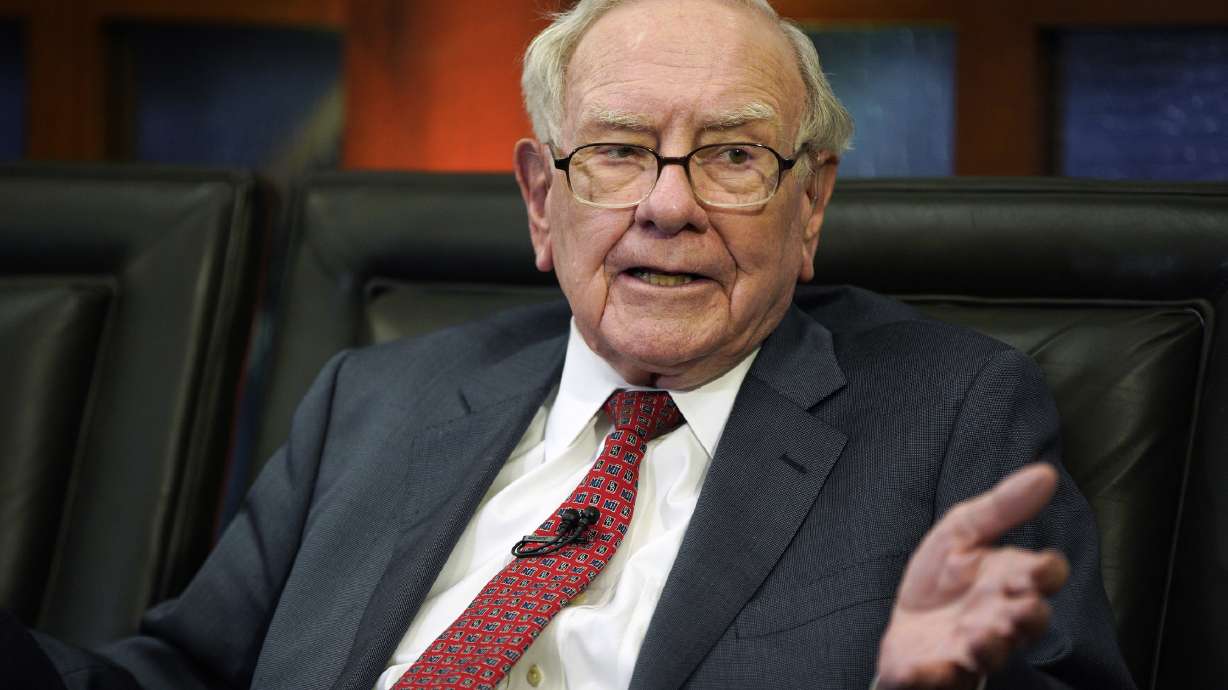Berkshire Hathaway Chairman and CEO Warren Buffett speaks during an interview with Liz Claman on Fox Business Network, May 7, 2018. Buffett shocked an arena full of his shareholders Saturday by announcing that he wants to retire at the end of the year.