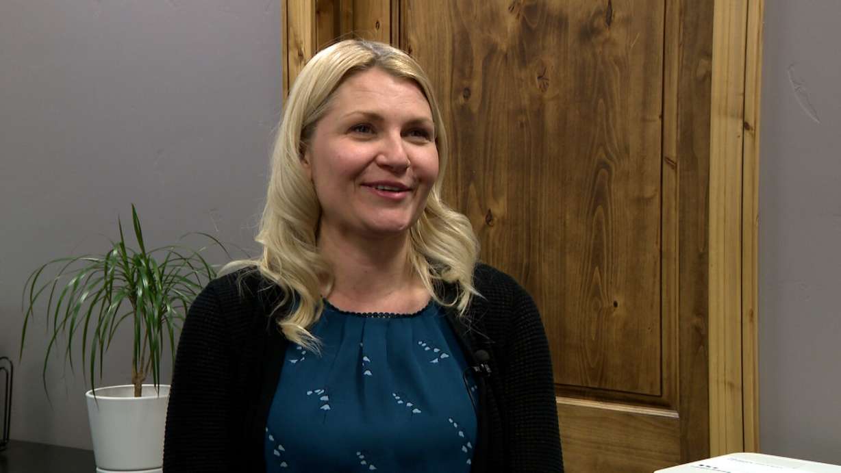 Kristin Matulonis speaks with KSL-TV on Monday.