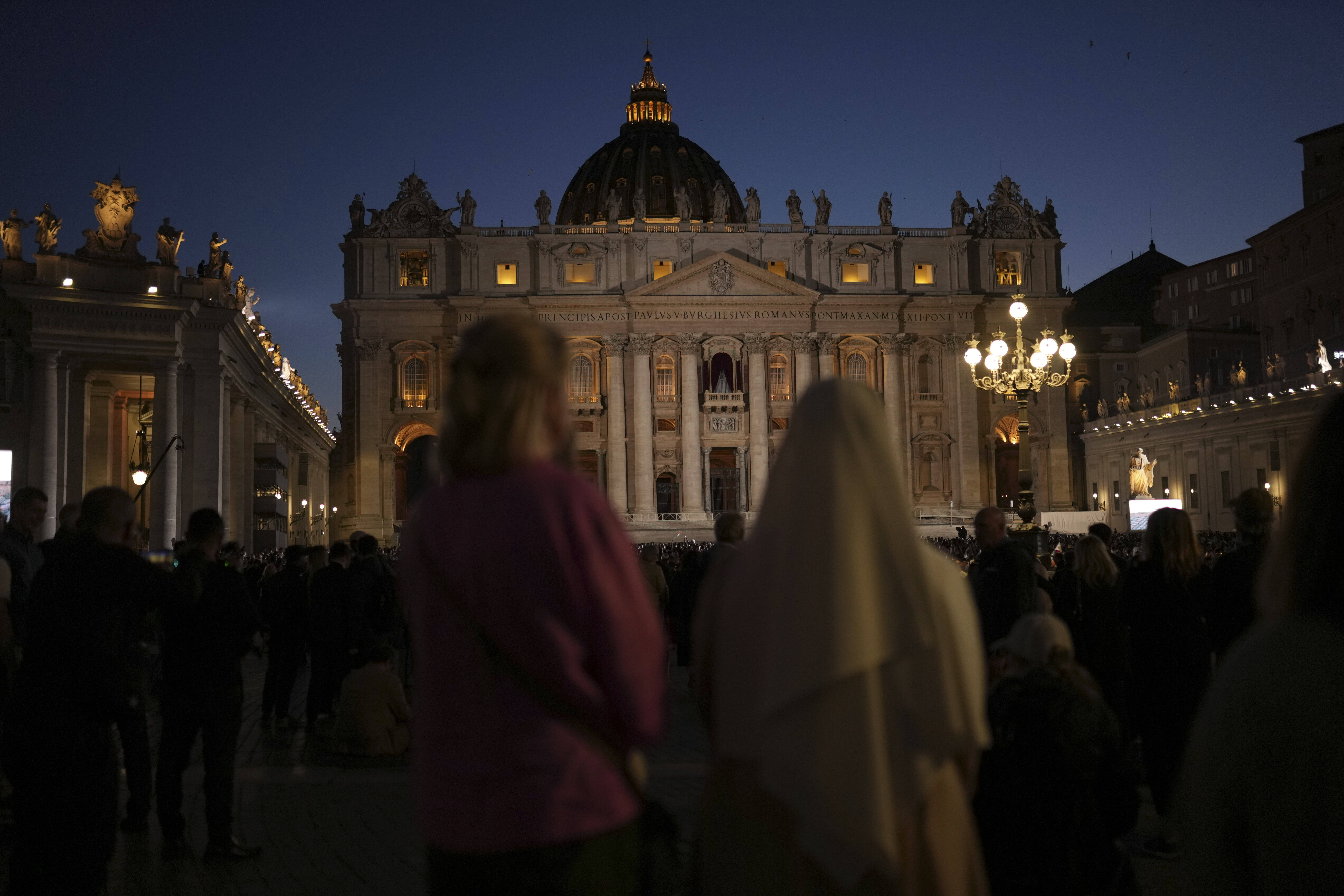 Black smoke signals no pope elected in first conclave vote
