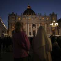Black smoke signals no pope elected in first conclave vote