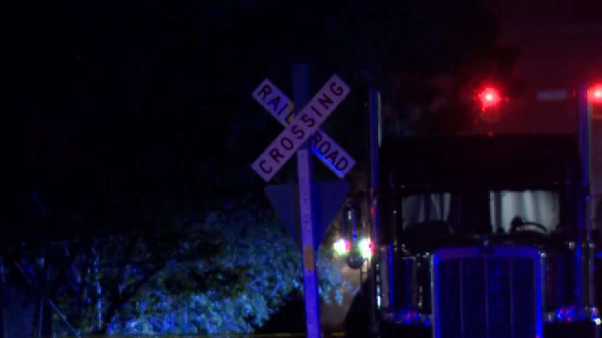 A collision of a car and a train killed one person in Salt Lake City in the early morning hours of Thursday.