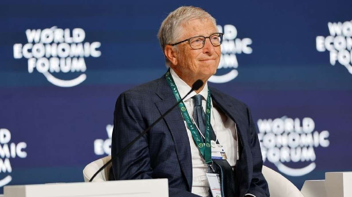 Bill Gates attends the World Economic Forum in Riyadh, Saudi Arabia, April 28, 2024. Gates pledged on Thursday to give away almost his entire personal wealth in the next two decades.