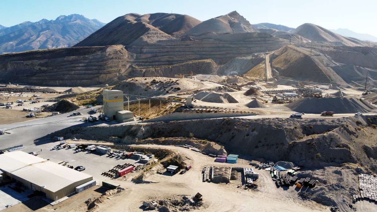 Geneva Rock in Draper on Sept. 27, 2022. The four most populated areas in Utah — Davis, Weber, Salt Lake and Utah counties — have the least amount of potential resources when it comes to sand and gravel.