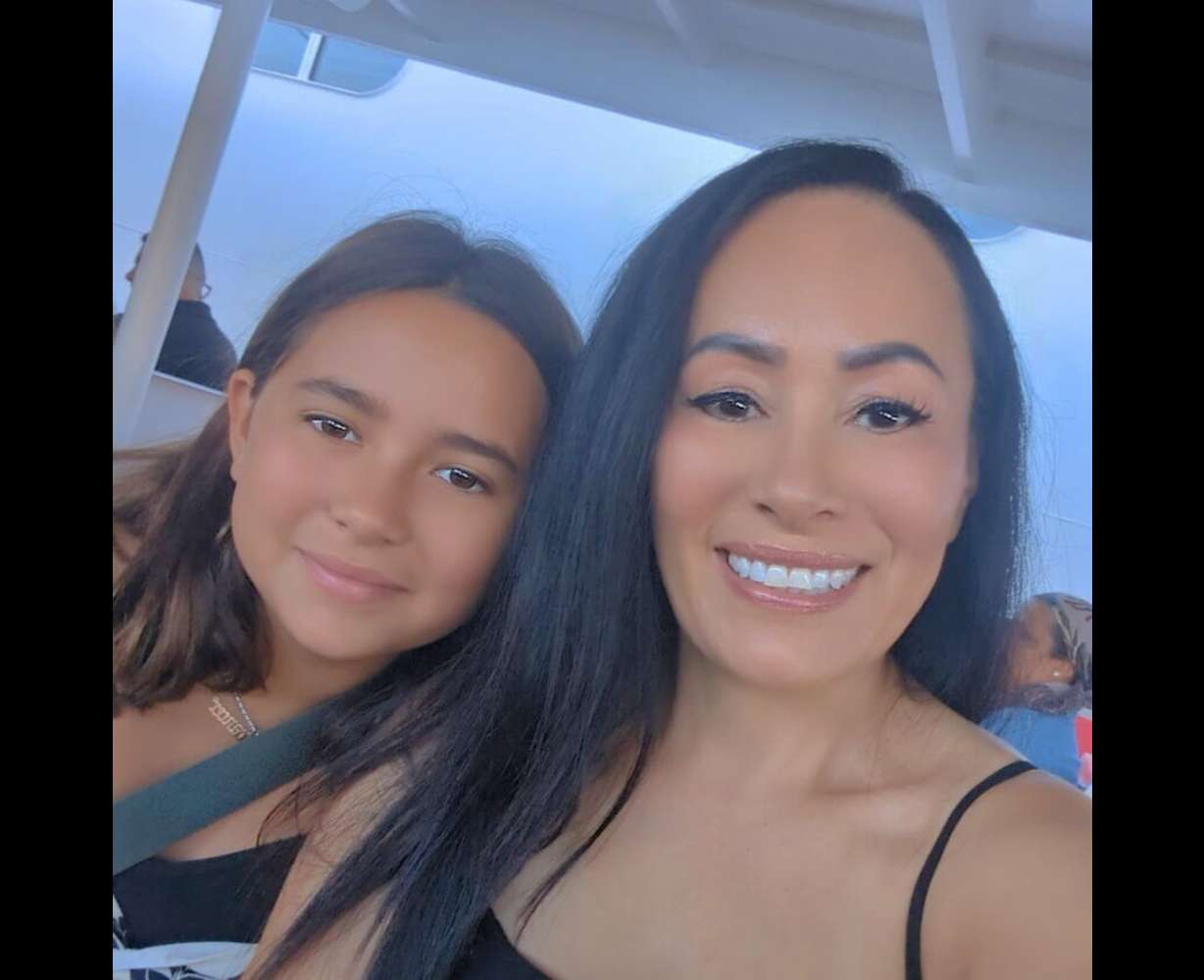 Elizabeth Myers and her 10-year-old daughter.