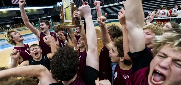 3A boys volleyball: Komenda father-son duo lead Morgan to 1st title