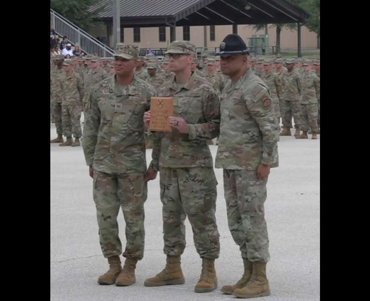 Kaysville Jr. High School shop teacher Brian Clancy recently graduated at the top of his class at Utah Air National Guard basic training.