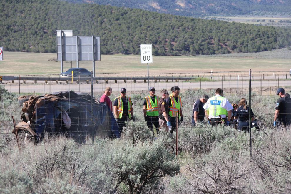 Police: 2 men injured in single-car rollover on I-15 south of Cedar City
