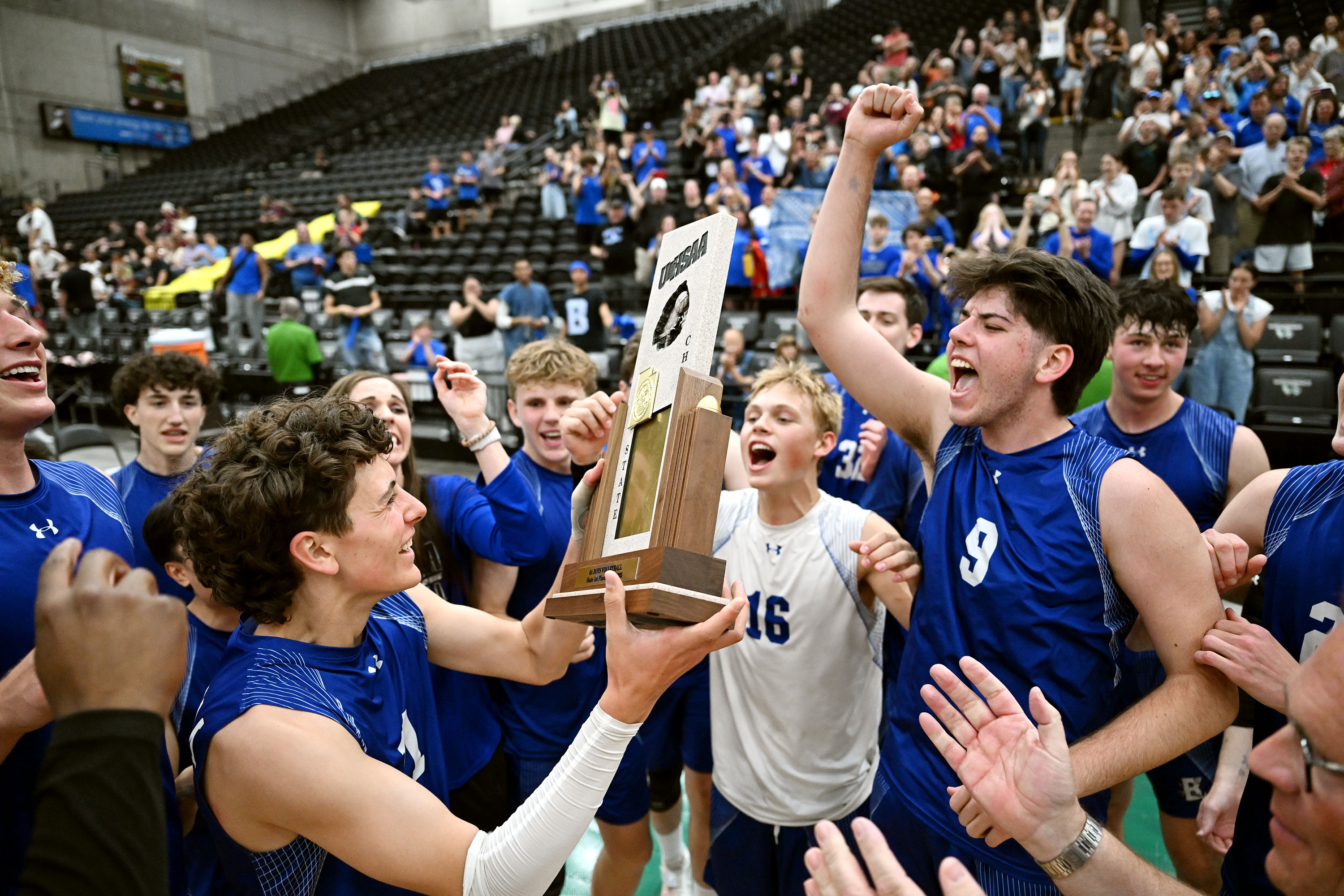 6A boys volleyball: Faiivae swings away as Bingham storms to 1st state title