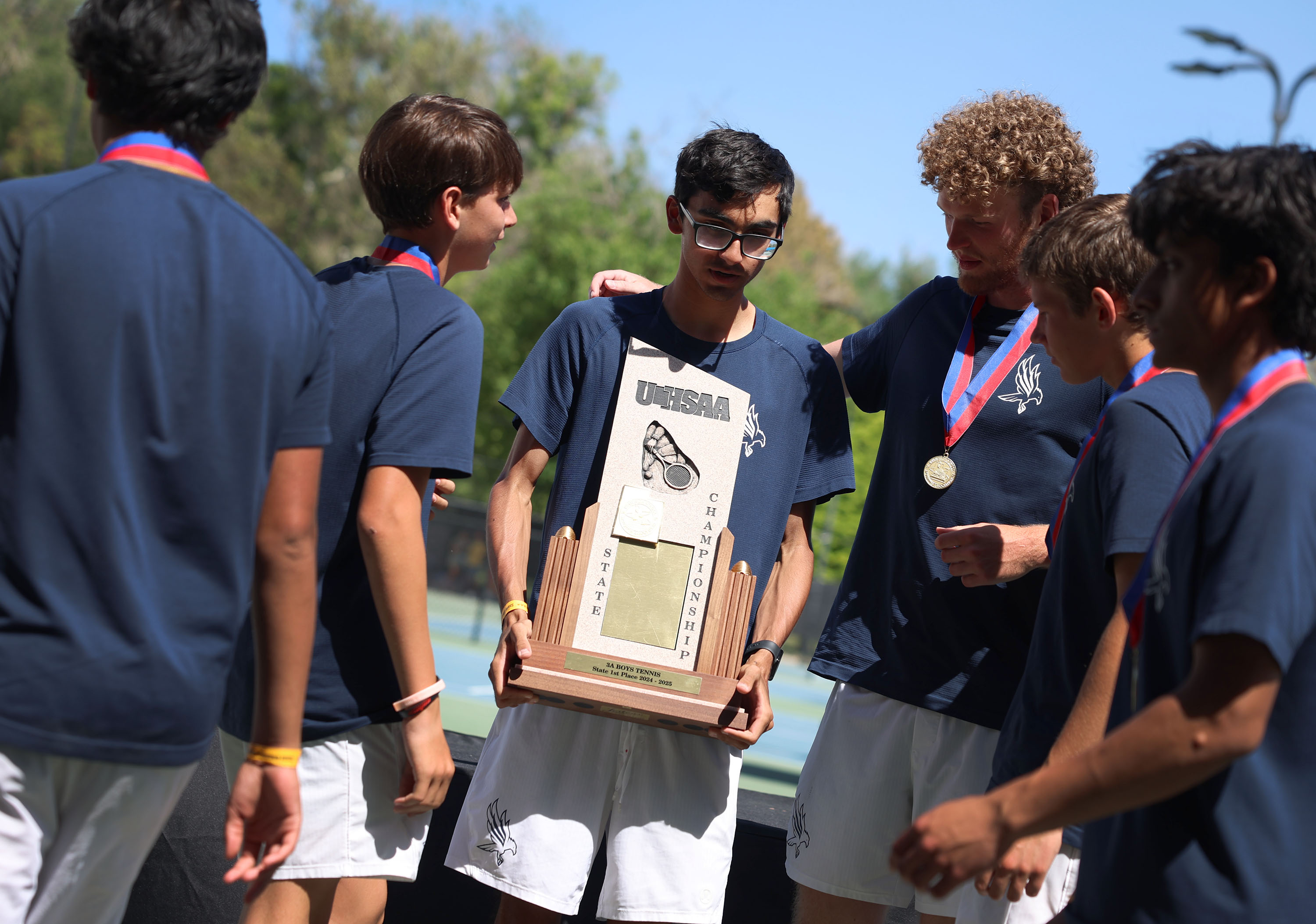 3A boys tennis: Waterford edges Rowland Hall by 1 point to break up Lions' streak