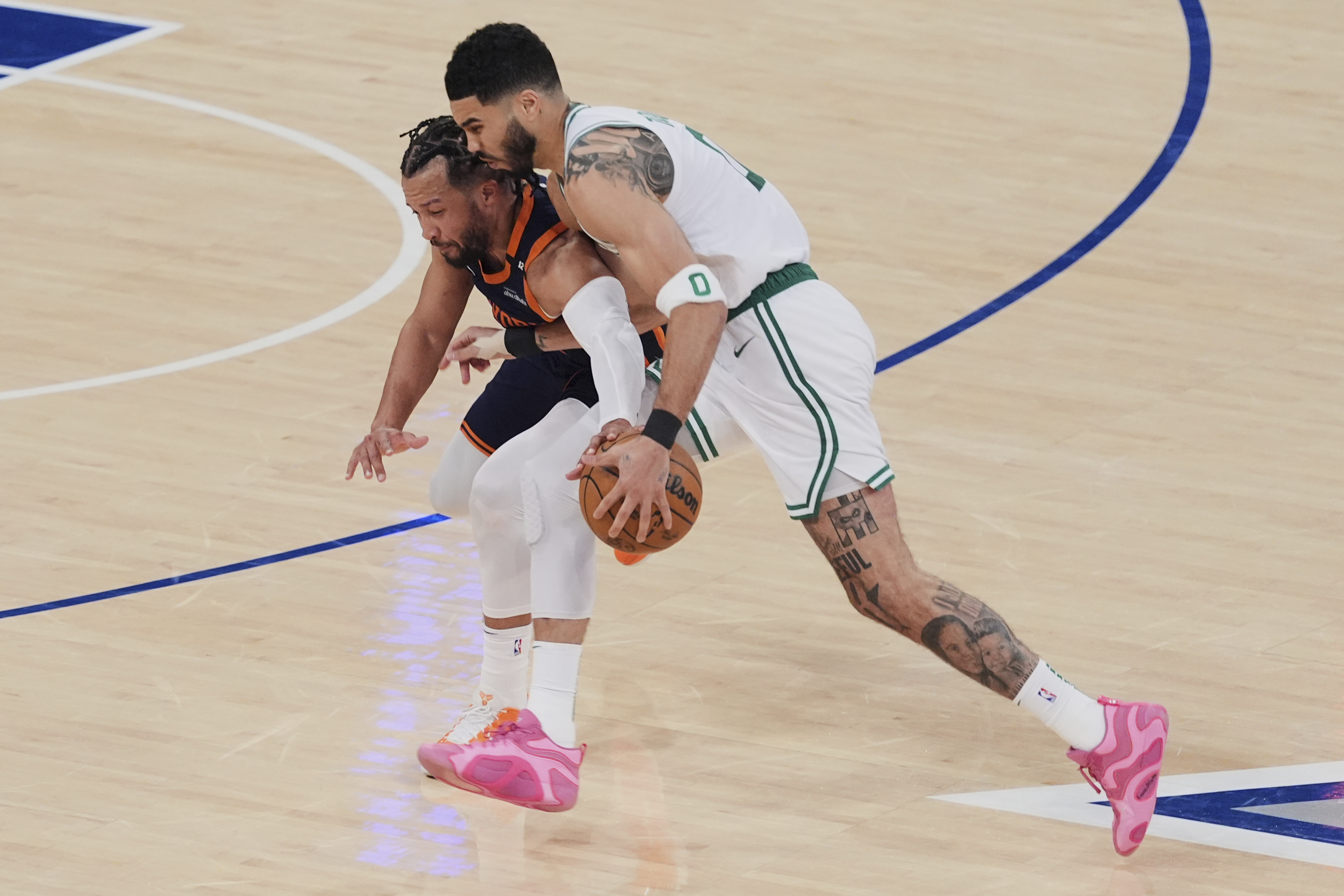 Jayson Tatum carried off floor with right leg injury and Celtics star will have MRI