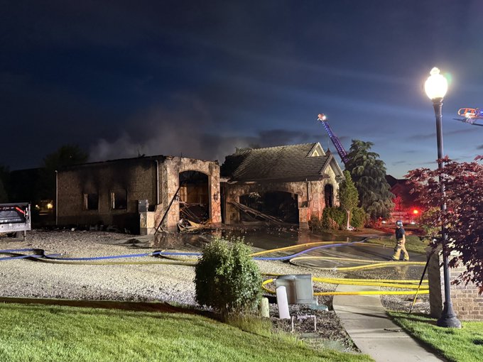 A Bluffdale family was ready to leave for vacation in Hawaii. Then they awoke to flames