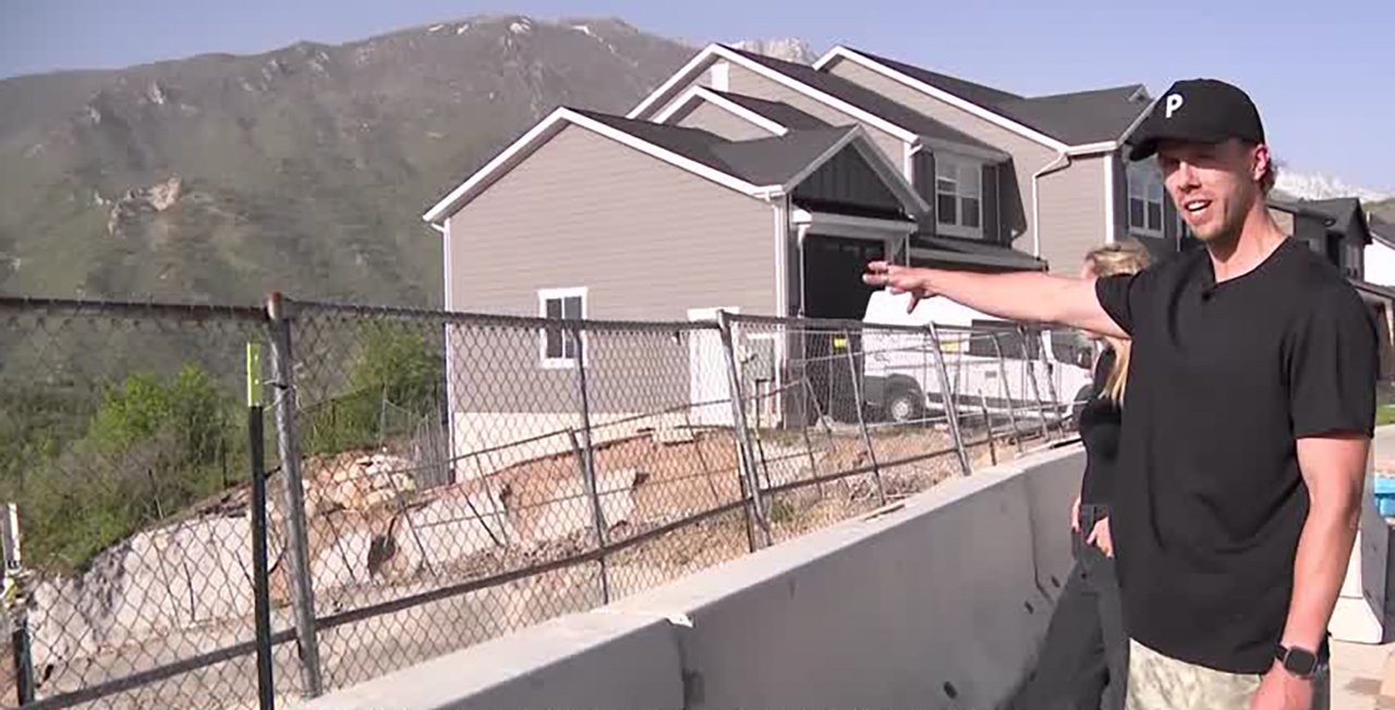 2 years after landslide, repairs set to begin on huge hole in Draper mountainside 