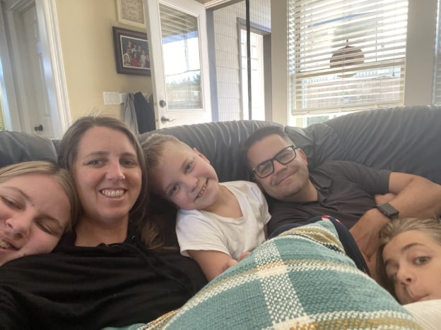 Mark Stovall and his family spend time together after leaving the Provo City School District and enrolling in a school that prohibits seclusion.
