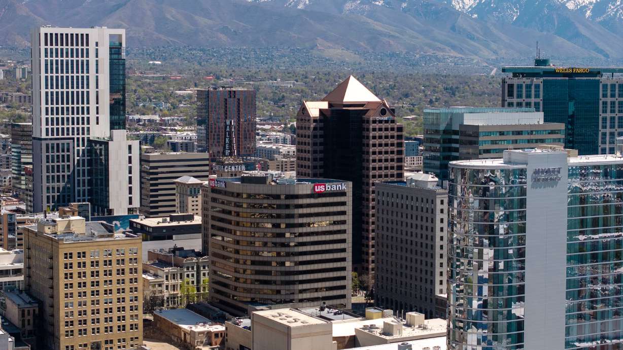 The skyline of downtown Salt Lake City is pictured on April 14. WalletHub ranked Salt Lake City as the seventh best summer travel destination for 2025.