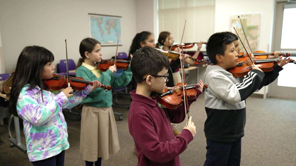 Students in an undated photo at the Guadalupe Center in Salt Lake City, one of many recipients of grant funds from the Larry H. & Gail Miller Family Foundation.