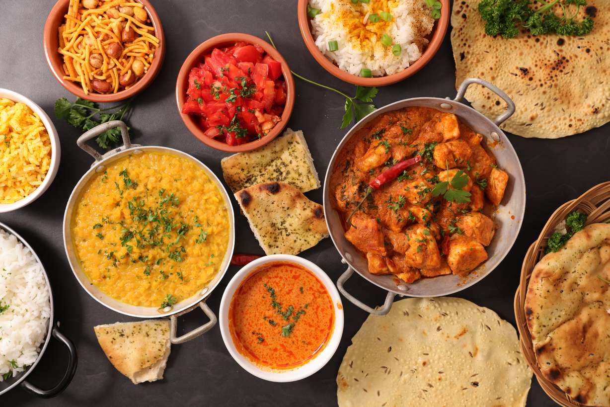assorted indian dish