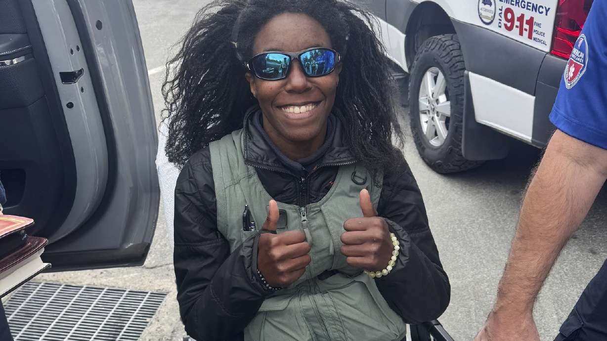 Tiffany Slaton, of Jeffersonville, Ga., was rescued in Fresno County, Calif., on Wednesday after being reported missing in the High Sierra for three weeks.