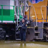 Man critically injured after being hit by train in Salt Lake City