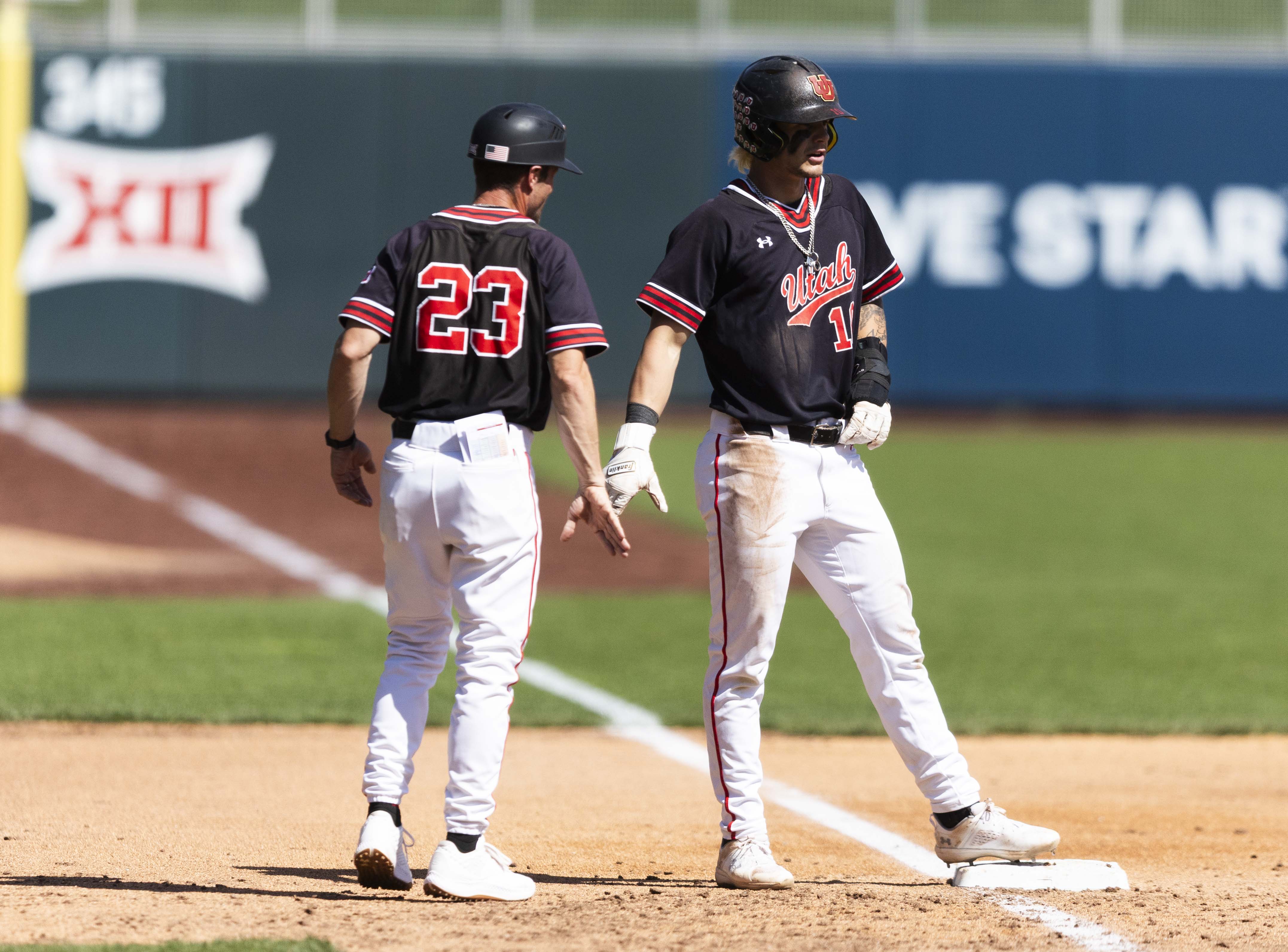 TCU tops Utah 8-6 in extra innings in final baseball game played at Smith's Ballpark