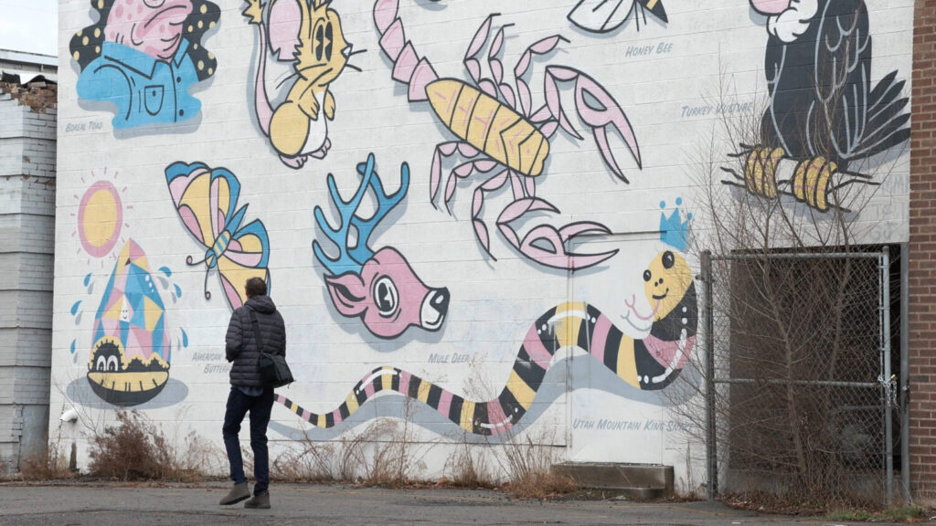 Photographer Peter Wiarda prefers taking photos of quiet urban landscapes.