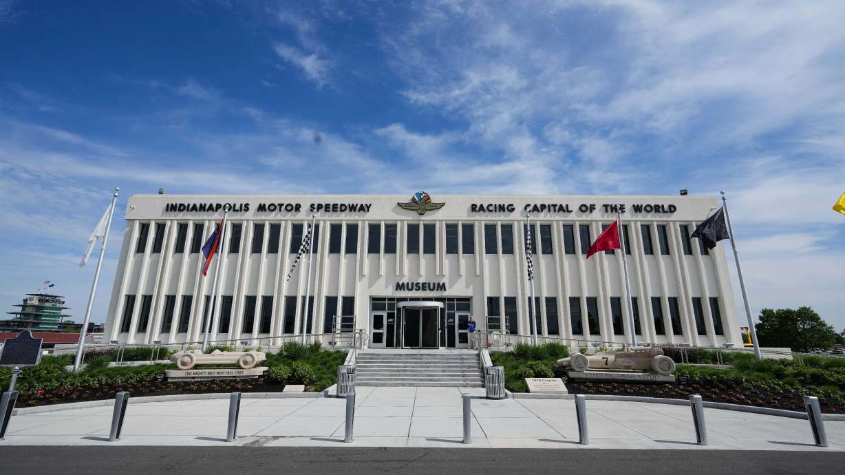 The Indianapolis Motor Speedway Museum is shown at the Indianapolis Motor Speedway in Indianapolis, Monday, May 19, 2025.