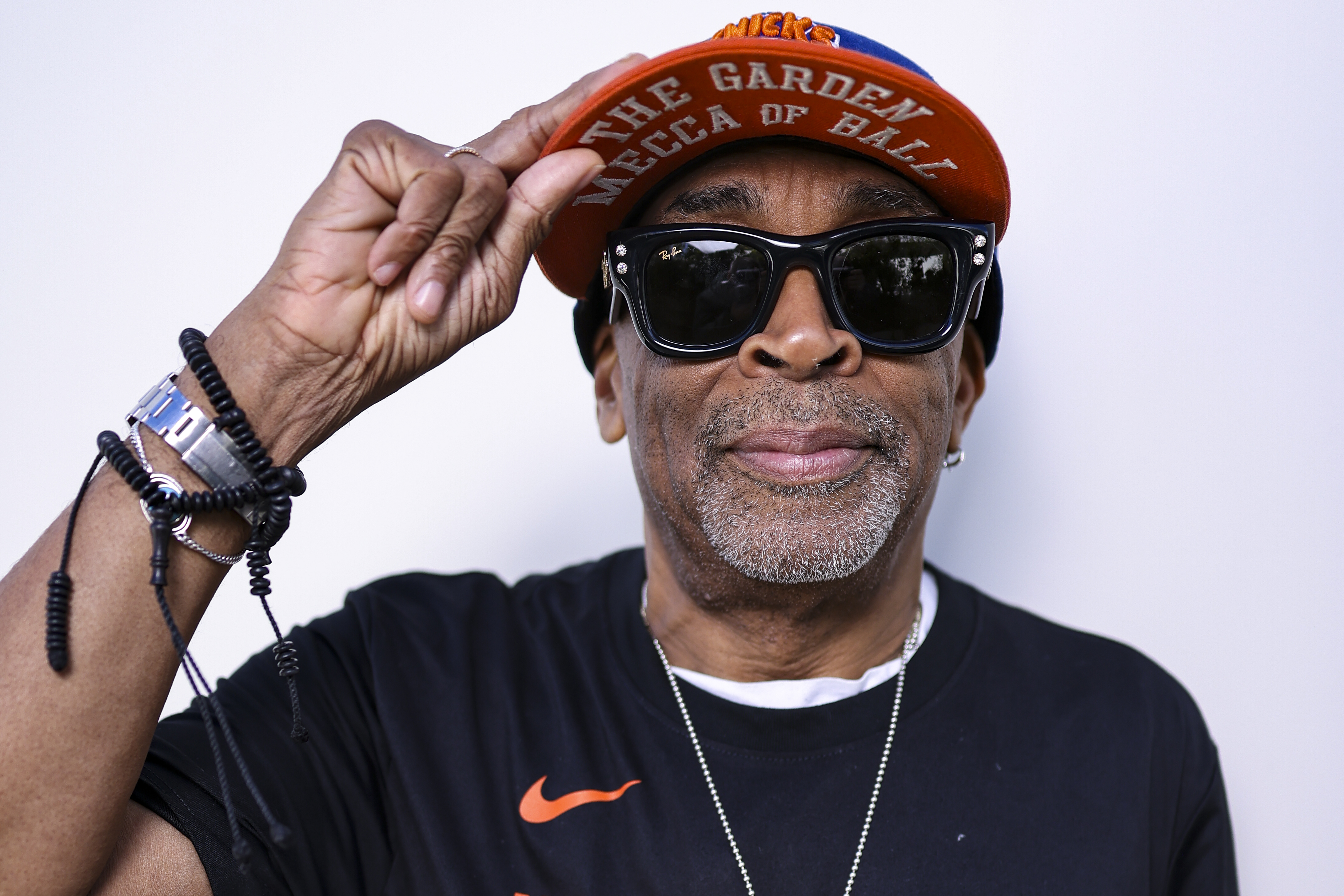 Director Spike Lee poses for a portrait photograph for the film 'Highest 2 Lowest' at the 78th international film festival, Cannes, southern France, Tuesday, May 20, 2025.