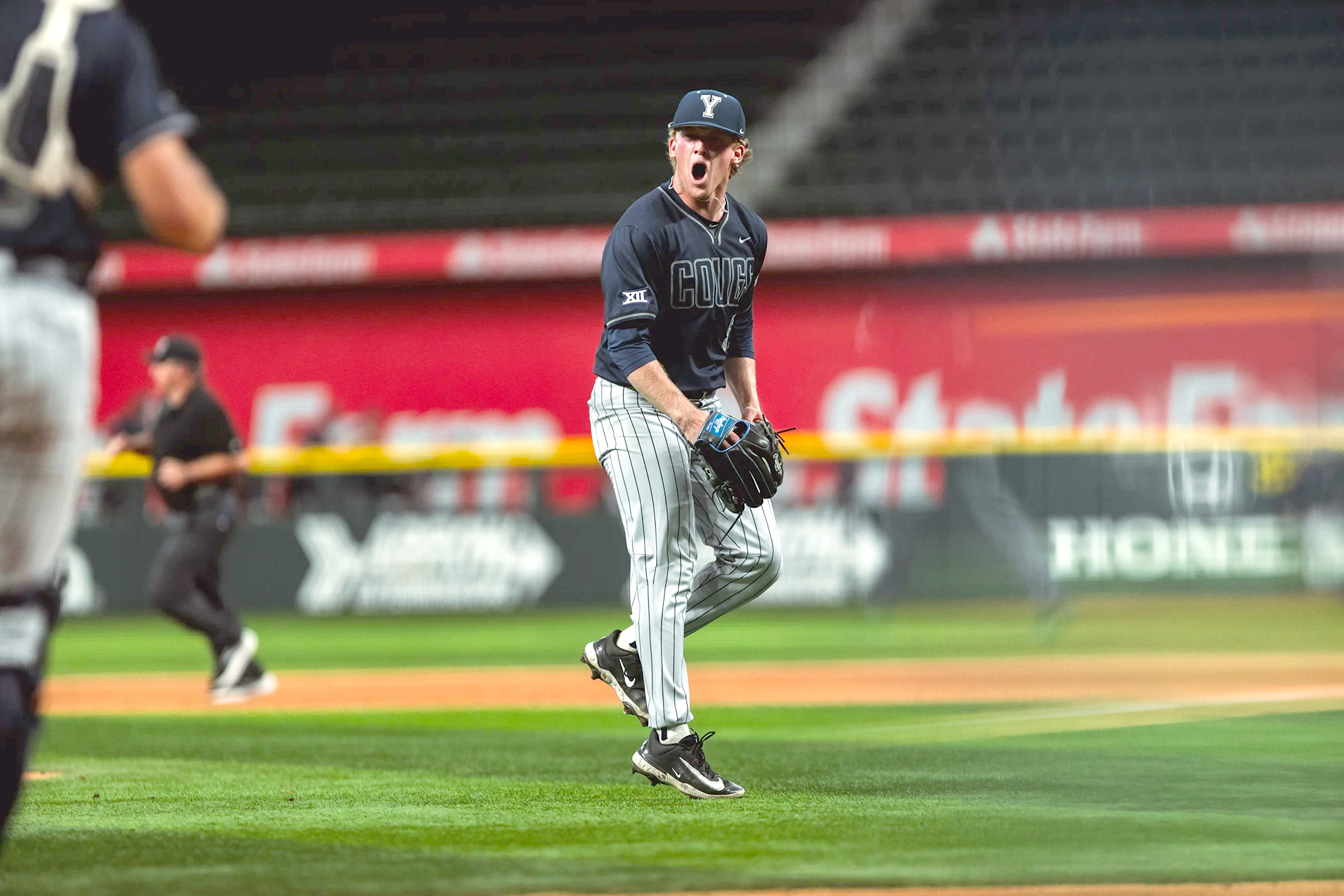 BYU baseball shuts out Arizona State for 1st conference tournament win since 2017